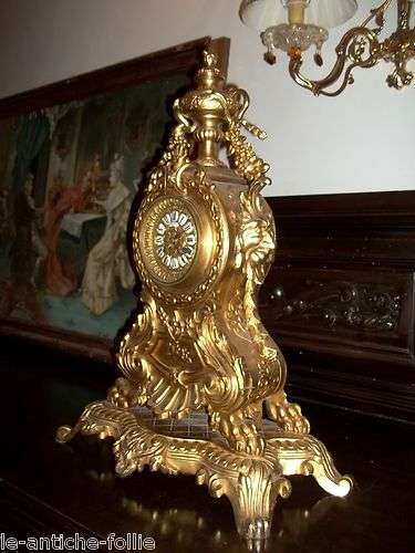FRENCH EMPIRE CLOCK 1827 SUPERB SIGNED 'COMPTOIR GENERAL H.RIONDET "