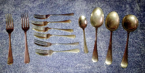 Selection of Sheffield England Nickel Silver Items