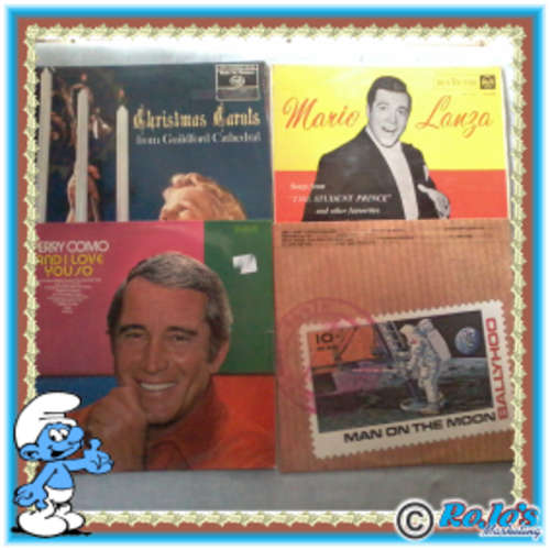Four LP Set - Perry Como, Mario Lanza, Ballyhoo & Cathedral Chorus