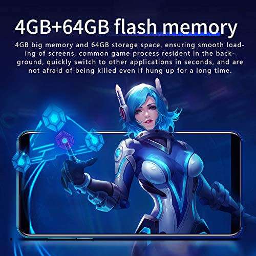 High Performance Smartphone!! Don't miss out! P33 Plus 5.8 Inch 4GB RAM 64GB OB Smartphone - Blue
