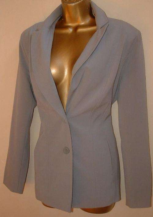 10 / 34 New ladies grey fully lined suit jacket.