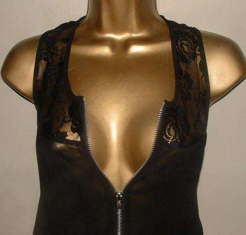 10 / 34 New black lace and zip detail. New Look UK Brand