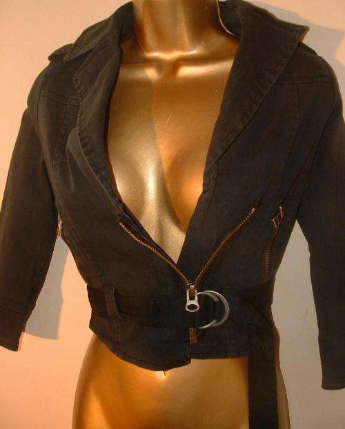 Small =   8 / 32  New ladies crop black jacket - HOT Item