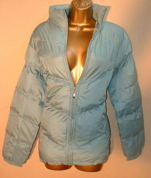 medium, large, x large -  Hooded ladies puffer jackets blue, orange, red, peach, apricot...