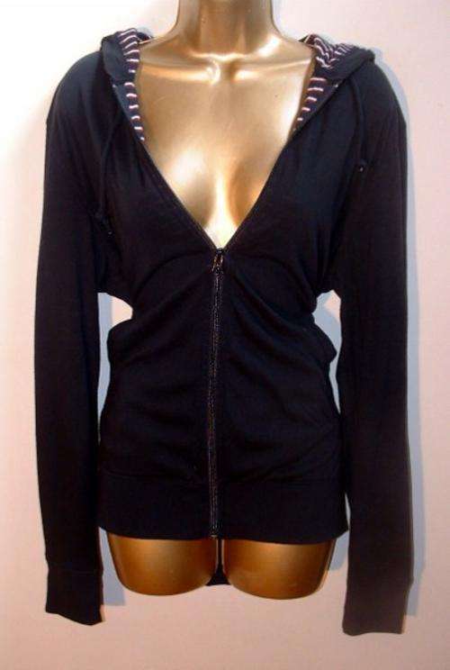 XXL old navy gap new black hoody top zip STUNNING QUALITY