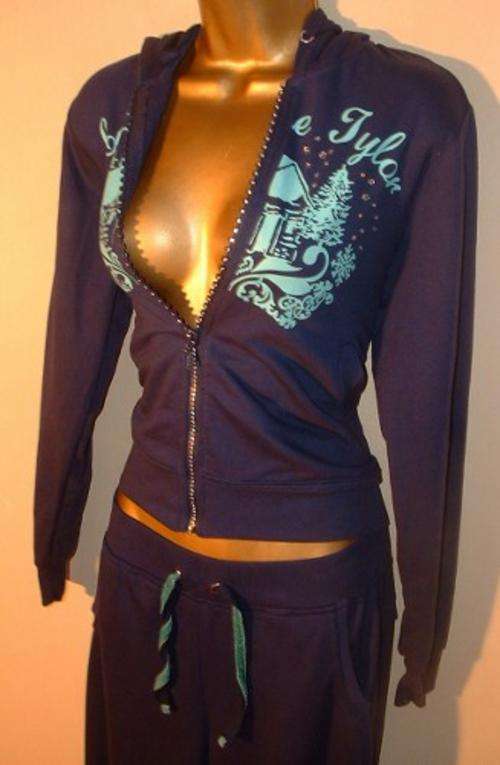 10 / 34 New ladies blue tracksuit hoody  medium - QUALITY CLOTHING