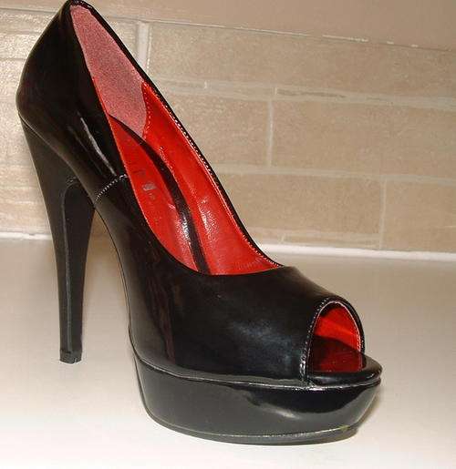 3, 4, 5 6 / 39, 38 37, 36  NEW RED / BLACK / NUDE BEIGE / PATENT PEEPTOE HIGH HEEL SHOES