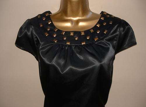 36 / 12 Dress by New Look black lined STUNNING QUALITY