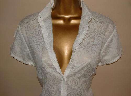 32 new pretty voile shirt top - summer