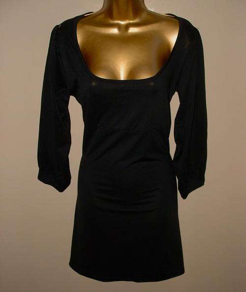 12 / 36 NEW black basic - top or dress.