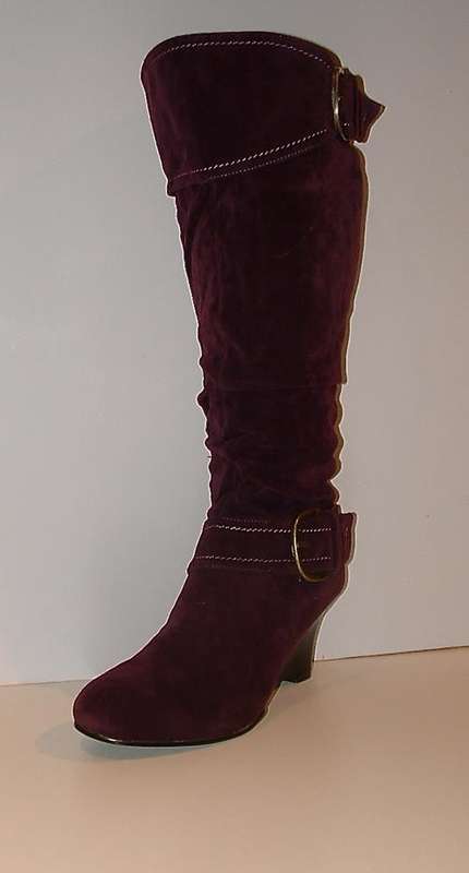 6 1/2 or 7 PURPLE**** WEDGE *** Boots - HOT!!!
