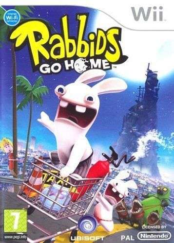 Wii. Rabbids go Home game. by Nintendo gaming.