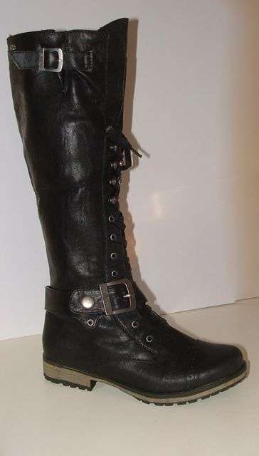 Size 3 4 5 ADJUSTABLE BIG CALVES - Tall black detail BOOTS - Free Shipping.