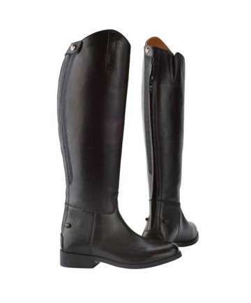 Size 8 (42) Equi Comfort mens black equestrian riding boots.