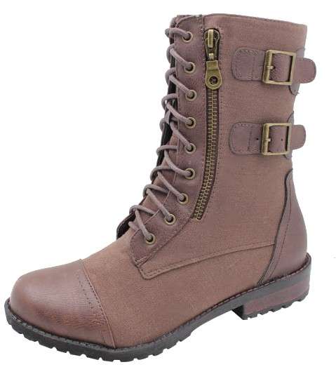 Size 7 N.Y.L.A Combat boots HOT.