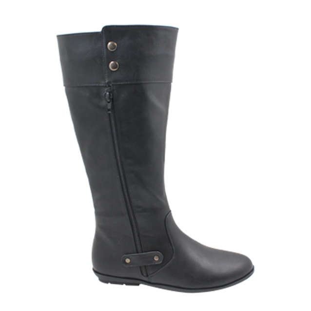 Sizes 3, 4, 5, 6, 7, 8 New Black Flat Boots - Limited Stock Hurry.