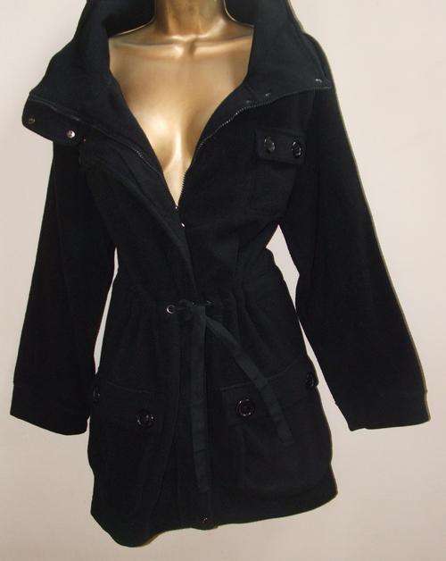 {{BIG SALE}}} XXXL plus size 1 XL - New black waist tie pockets jacket coat 2011