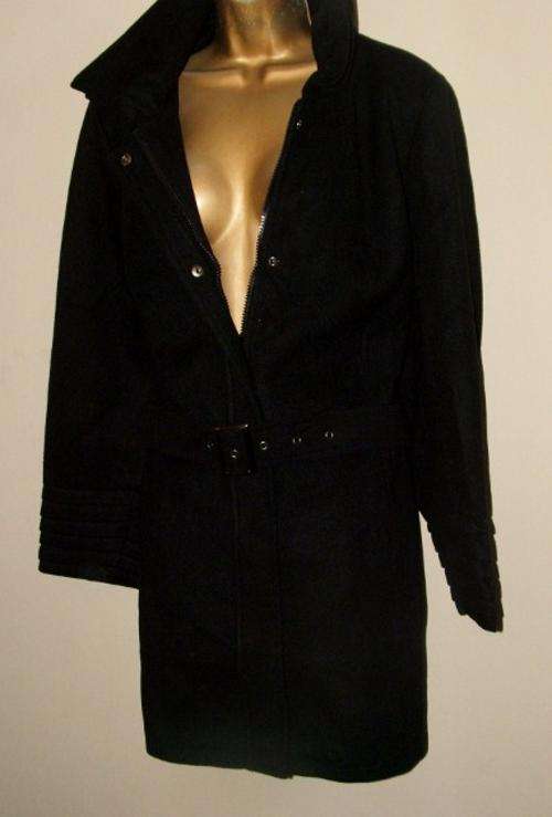 22 / 46 New Donna Claire melton Black trench Coat - Must see RRP R650.00