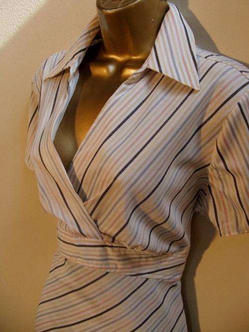 10, 12, 14, 16 / 34, 36, 38, 40 New Ladies back tie office / casual shirt SUMMER WHOLESALE