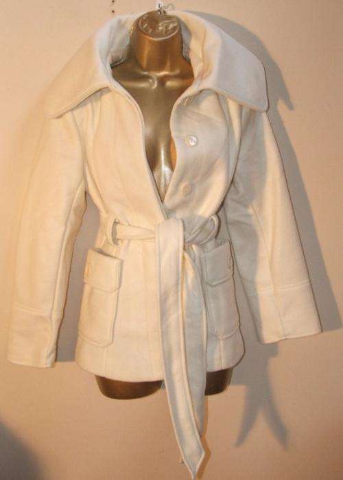 medium or large Ladies lined luxury coats Melton creamy jackets ON SALE TODAY.