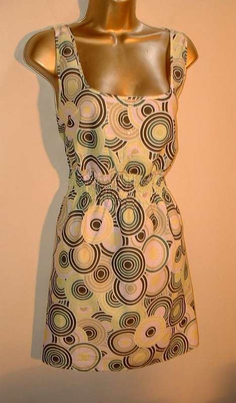 14 / 38 Dress / top Retro print ladies very cute!
