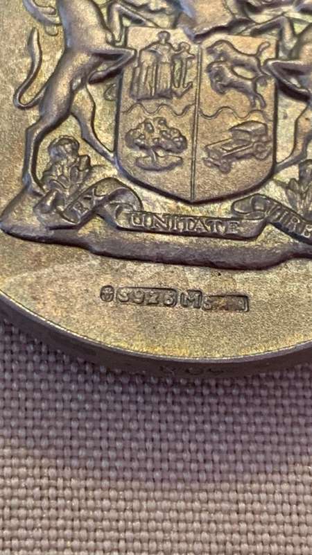 Rare UDF/SADF Southern Cross medal 1952- 1975 with SAM marks