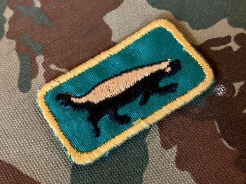 Original SWATF Ratel Tracker badge. Very rare. CRAZY START.