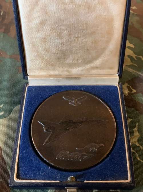 Boxed Atlas Cheetah Aircraft Unveiling Challenge Coin. Rare. CRAZY START.