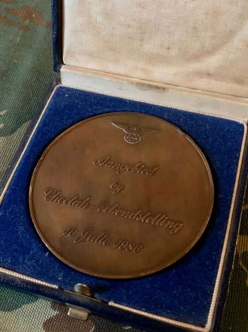 Boxed Atlas Cheetah Aircraft Unveiling Challenge Coin. Rare. CRAZY START.