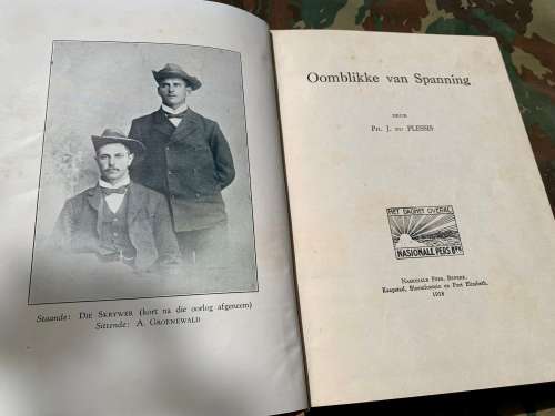 Rare Africana Book- Oomblikke van Spanning-Geskiedenis Serie. Crazy Start