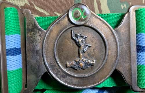 SA School of Signals Stable Belt. Rare. Crazy Auction.