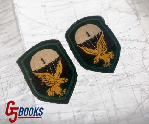 1 Parachute Bn Cloth Flashes x2