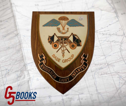 Rare original Base Group Rhodesian Light Infantry Plaque