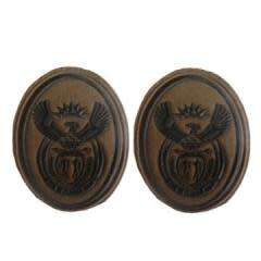 S.A.D.F WARRANT OFFICER ll IRON-ON COLLARS RANKS - PAIR.