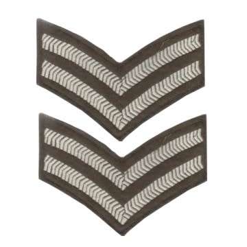 CORPORAL SEW-ON RANK INSIGNIA - PAIR.