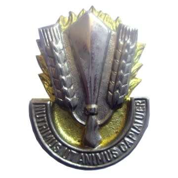 S.A.D.F CATERING CORPS CAP/BERET BADGE WITH SCREWS.