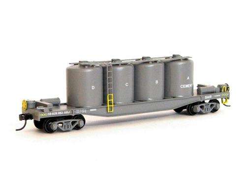 SAR HO : XBJ8 4 Pot Cement Tanker (Grey) (RTR)