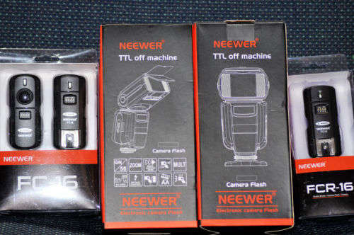 Neewer TTL Camera Flash (2 Flahes Complete with Triggers)