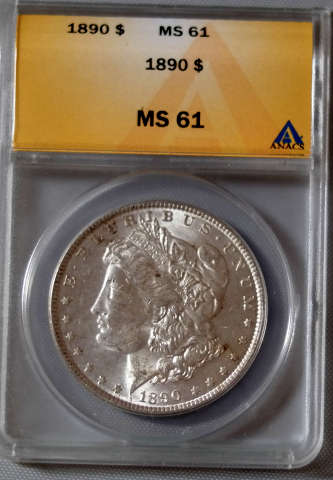 American Silver Eagle Coin 1890-s MS61