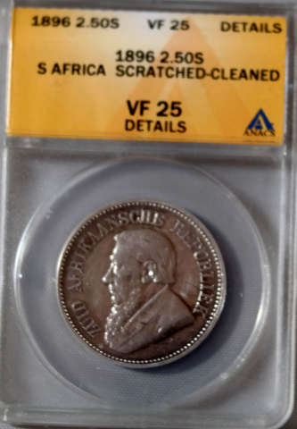 Kruger 1896 2.5 shillings Very nice