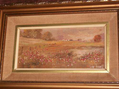 JUNE TUCKETT!!!!!!OIL ON BOARD FRAMED!!!!!!!!