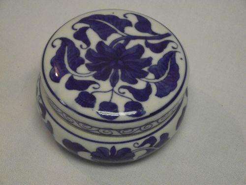 JAPANESE MING POWDER CONTAINER SIZE; 10CM