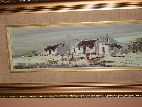 FRANCOIS BADENHORST. OIL FRAMED.