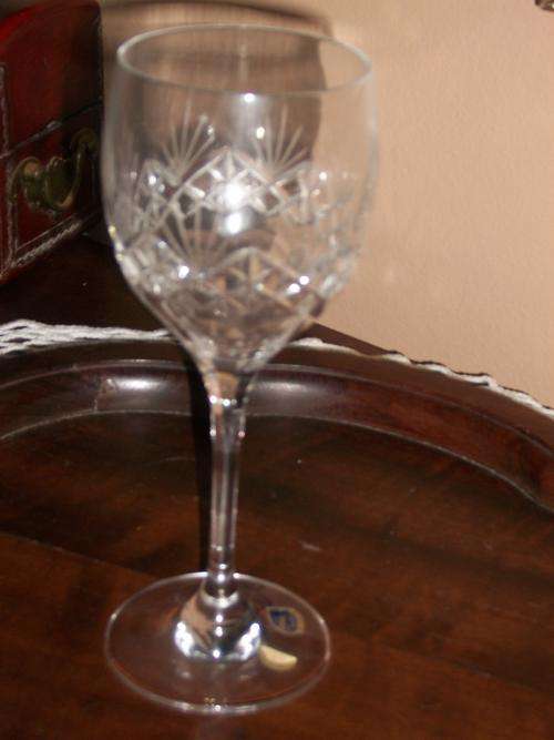 4X CRYSTAL BOHEMIAN TALL GLASSES