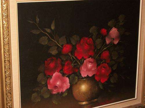 LOUGHRIDGE GRAY. OIL ON BOARD FRAMED. SIZE 80CM X 65CM INCLUDING FRAME