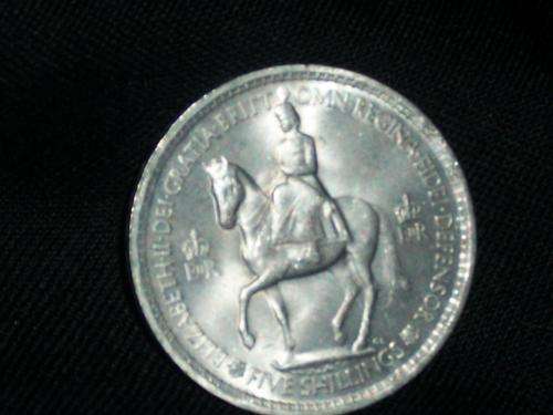 5 SHILLINGS  BRITISH 1960 EXHIBITION COINS