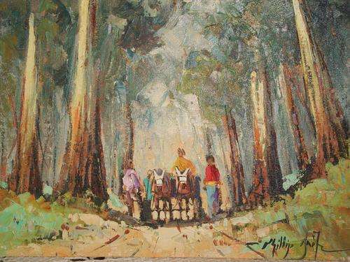 PHILLIP BRITS OIL ON BOARD. SIZE; 35CM X 25CM W/O FRAME