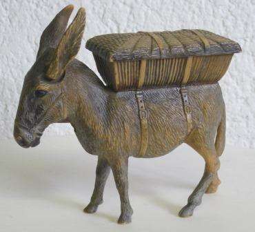 VINTAGE DONKEY CIGARETTE DISPENSER. SIZE; 18CM X 20CM