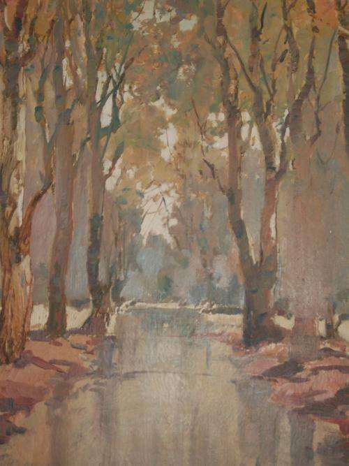 CHRISTOPHER HAW PURCHASE AS OIL. FRAMED. SIZE,  70CM X 60CM INCLUDING FRAME