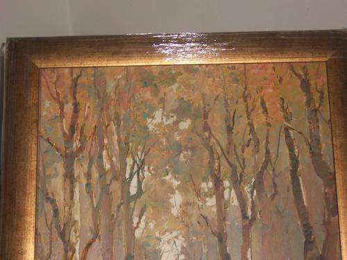 CHRISTOPHER HAW PURCHASE AS OIL. FRAMED. SIZE,  70CM X 60CM INCLUDING FRAME